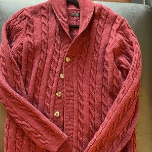 Burgundy Cardigan